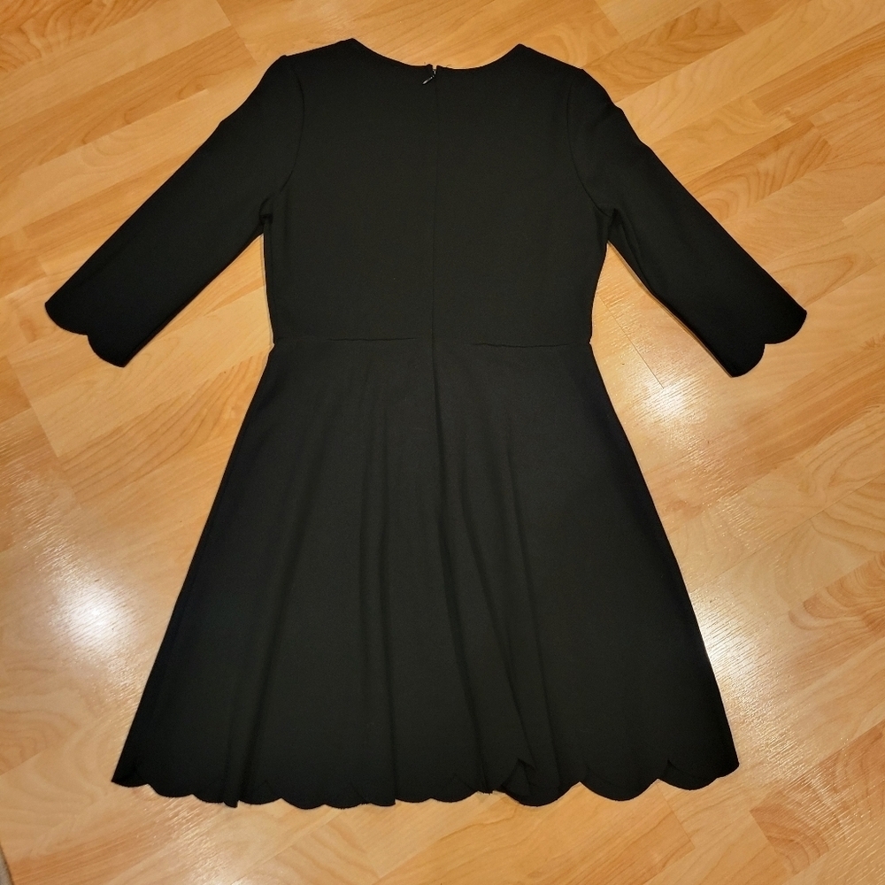 Lulus Cumulonimbus Cloud Black Skater Dress Size Small - Picture 7 of 9